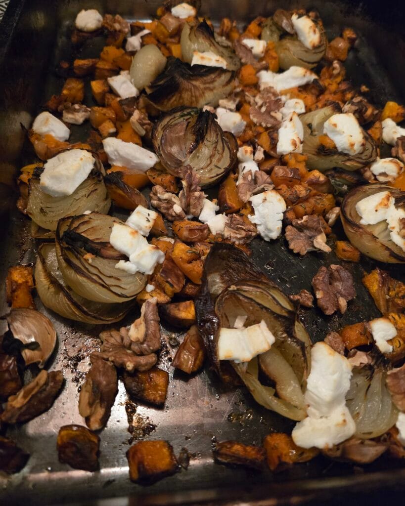 ovenbakplaat met ui en pompoen - 697g groente